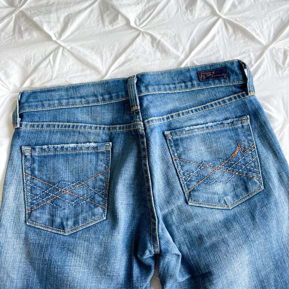 Citizens of Humanity Elle #064 Low Rise Bootcut Stretch Y2k Vintage Jeans Sz 25 - Picture 6 of 12
